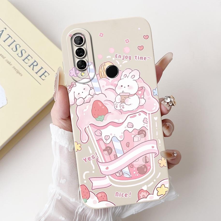 For Huawei P30 Lite Case MAR-LX1A MAR-LX2 Cover Cute Panda Rabbit Soft Silicone Phone Case For Huawei P30Lite Nova 4e Fundas New