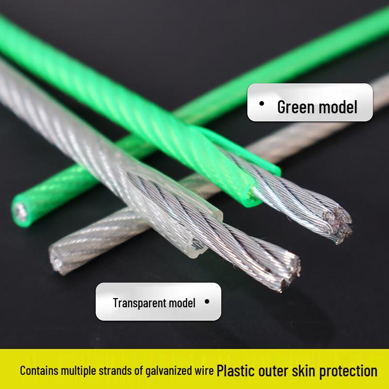 Guanshi Galvanized Plastic Coated Steel Wire Rope