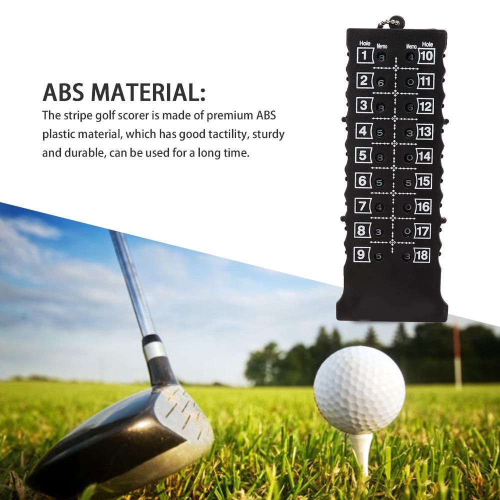 Strip Type Golf Scoreboard 18 Holes Golf Stroke Counter Scoreboard Golf Scorer Golf Players