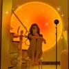 Sunset Floor Lamp - Ambiance Projection Light for Photoshoot and Home Decor