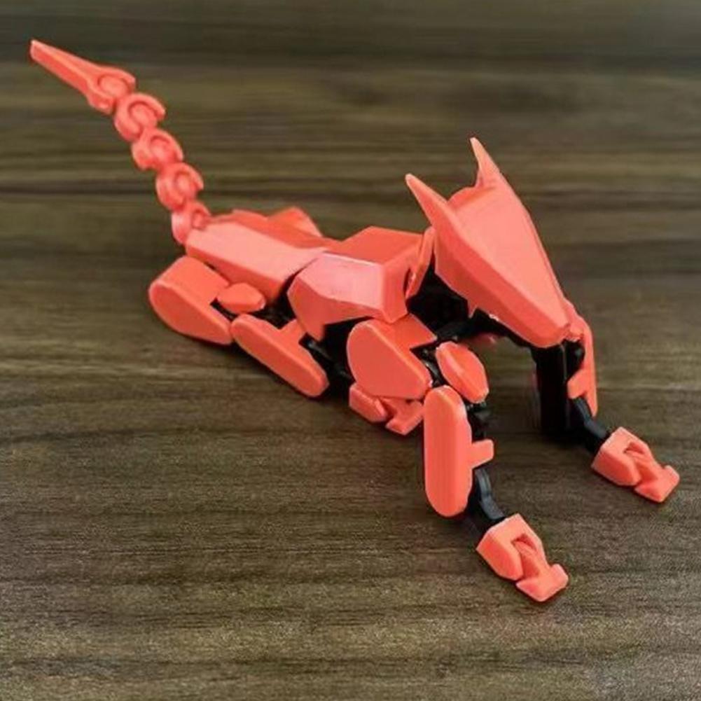 13 Робо-собак с 3D-печатью, многосуставная подвижная робо-собака, макет собаки, подарок для коллекционеров, настольные украшения