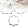3Pcs DIY Mould Pastry Fondant Cookies Cutter Decorating Sugar Cake Mold