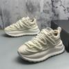 Men's Shoes Trendy Men's Platform Spring New Breathable and Versatile Men's Heightening Shoes Dad Shoes Casual Solid Color Sports Shoes