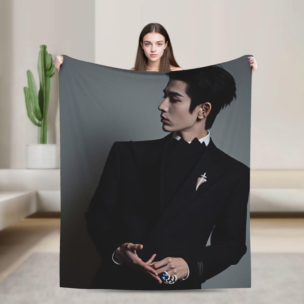 Super Soft Blanket Travel Zhang Linghe Throw Blanket Flannel Bedspread For Living Room Aesthetic Sofa Bed Cover