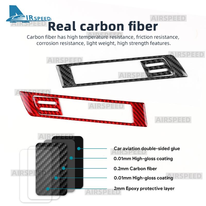 Real Soft Carbon Fiber Sticker Trim LHD For Renault Clio 5 MK5 2024 2025 Car Driver's Storage Box Frame