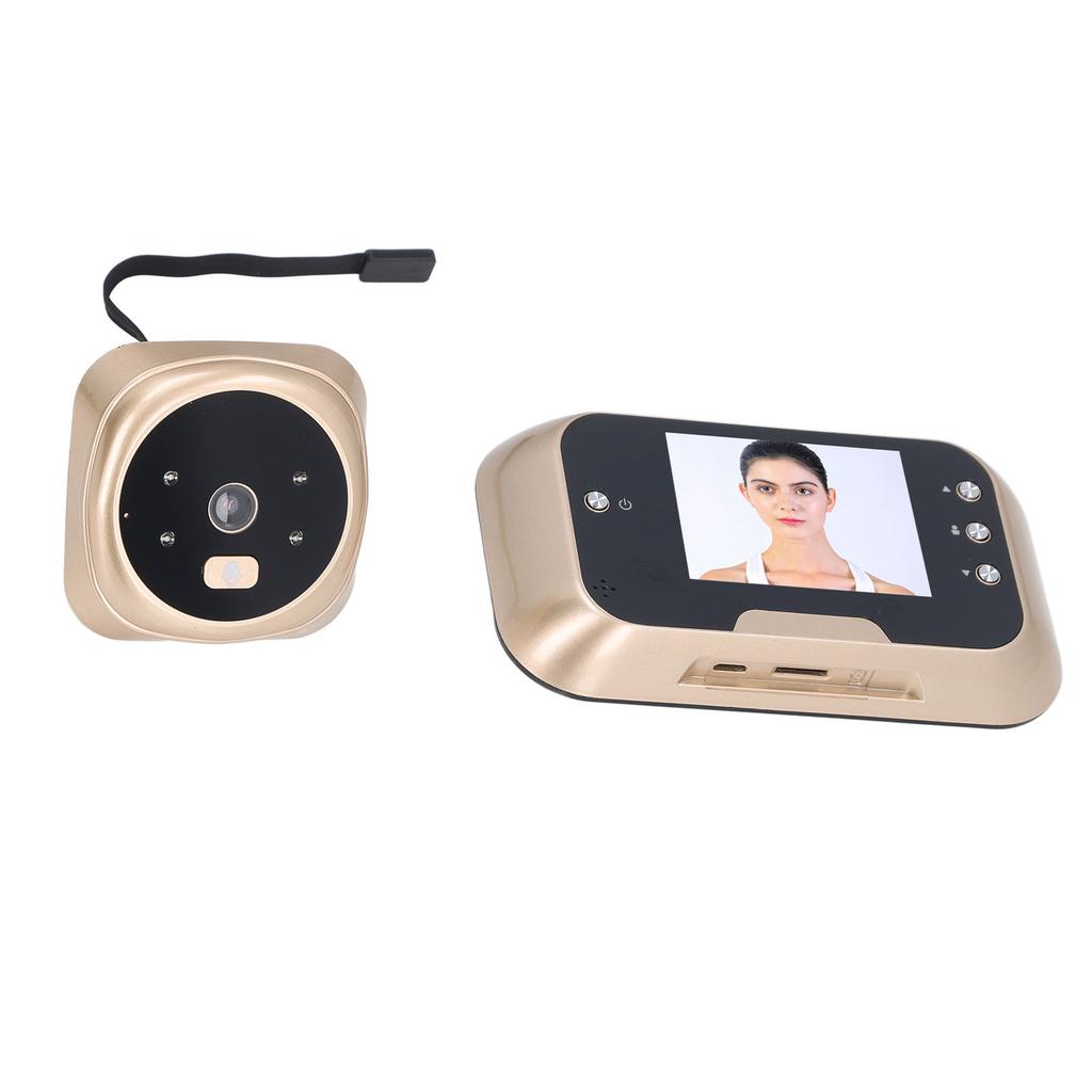 Камера-глазок Автоматическая фотосъемка Водонепроницаемый Угол обзора 120 градусов Инфракрасное ночное видение 1050 мАч