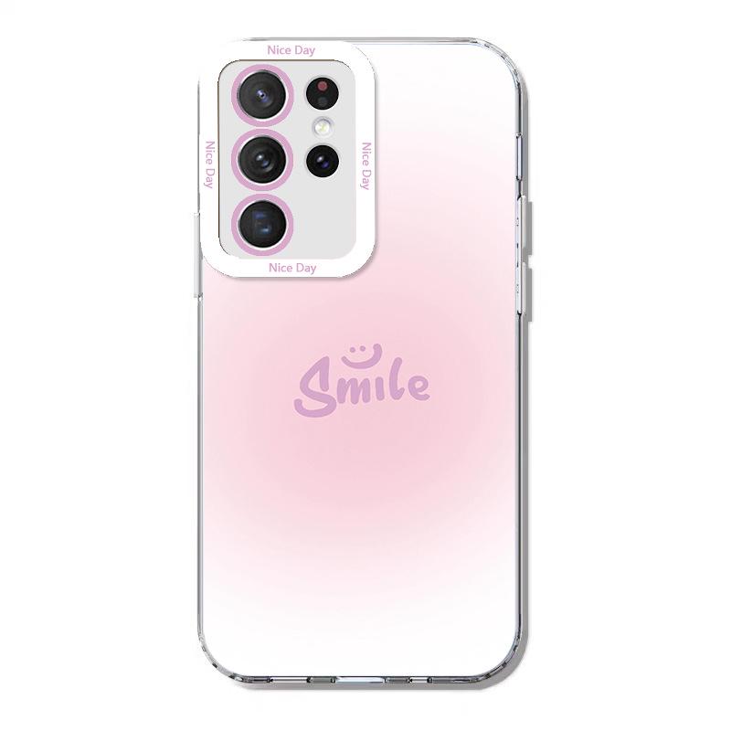 Samsung S23puls Gradient 20Smile23puls Ультрапрозрачный чехол для A54 — полный комплект с защитой от падений.