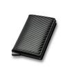 RFID Carbon Fiber Men's Short Multifunctional Wallet