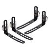 4PCS RC Car   Body Mount Metal L-Bracket with Magnet for       SCX10 90046 D90 1/10 RC Crawler Car
