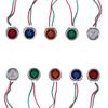 Car Boat 12V 10Mm Led Indicator Light Pilot Dashboard Panel Warning Lamp Wired