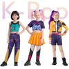 2025 Новый фильм K-Pop Мира Руми Зои Хантерс Косплей Костюм Хэллоуин Карнавал Демон Сцена 3D Принт Узор Ролевая Одежда