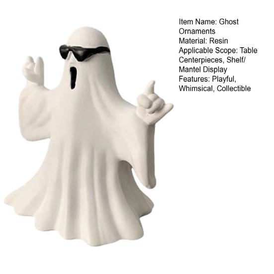 Фигурка привидения Хэллоуин жуткие украшения привидения коллекционная настольная статуэтка привидения украшения для дома для стола центральные элементы полки каминная полка дисплей