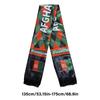 Afghanistan Scarf Holiday Theme National Flag Neckerchief Long Scarf for Football Enthusiasts and Party Decorations