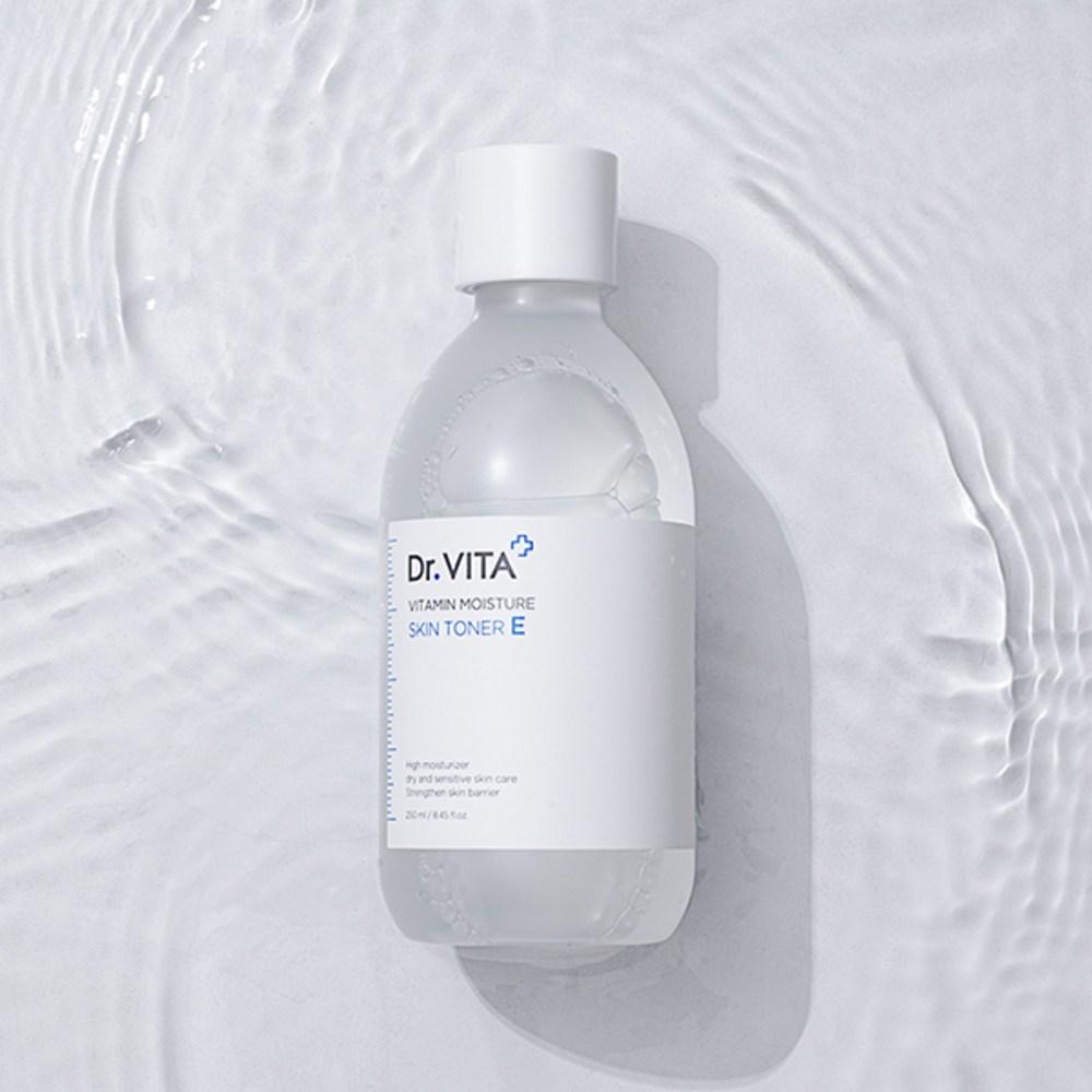DR.VITA 20x concentrated hyaluronic acid, strengthening the skin barrier, vitamin E moisture skin toner 250ml, 1 piece