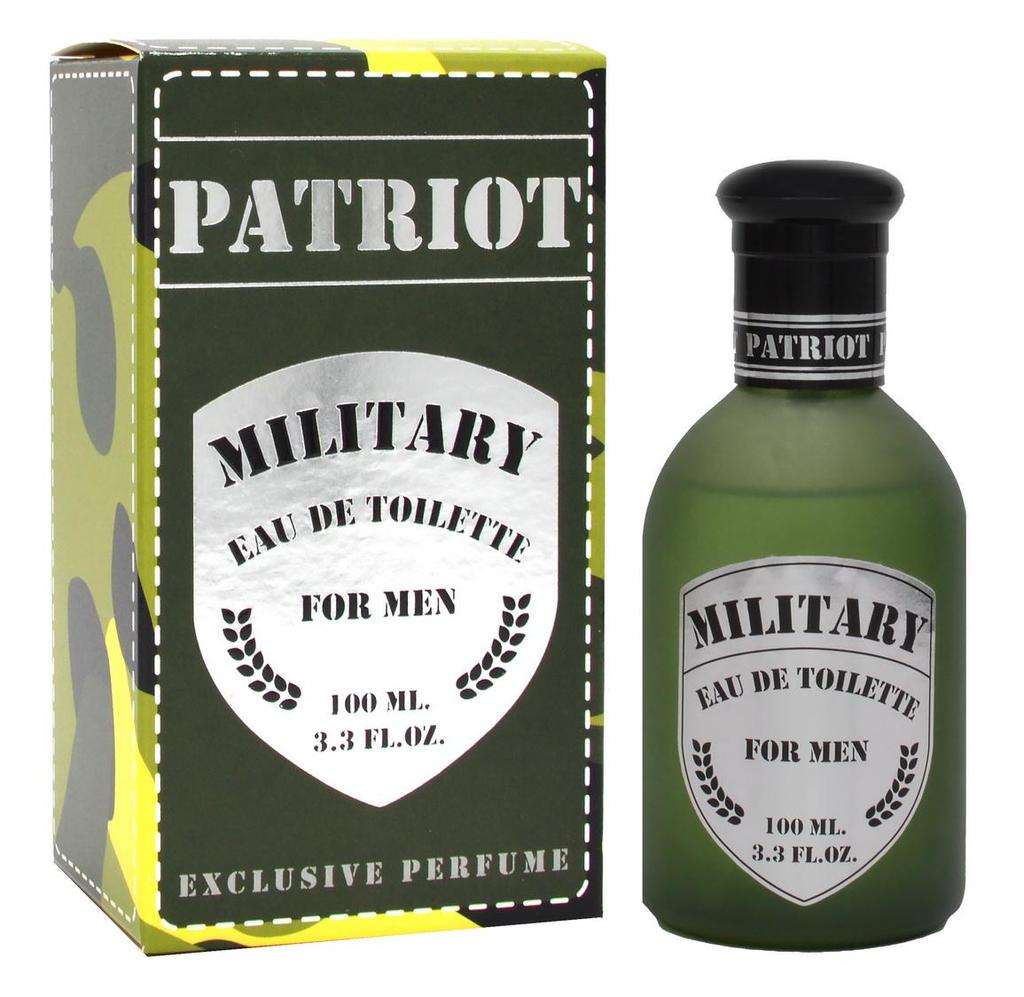 Мужская туалетная вода MILITARY Perfume, Military PATRIOT, произведено во Франции