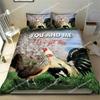 Chicken Duvet Cover Rooster Goose Duck for Kid Teen Women Men Farmhouse Animals for Bedroom Decorations Queen King Bedding Set02