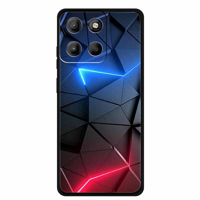 Для Motorola Moto G15 4G Чехол G15Power 2025 Новый Модный Черный ТПУ Ударопрочные Чехлы Для Телефона Для Moto G15 Power Etui Fundas MotoG15