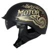 Unisex Full-Visor Half Helmet Scooter Motorcycle Riding Adult Safety DOT Certified ABS
