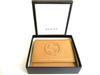 Оригинальный кошелек-портмоне GUCCI Soho с interlocking G, бежевая кожа, трехскладной #b102 Открытая коробка