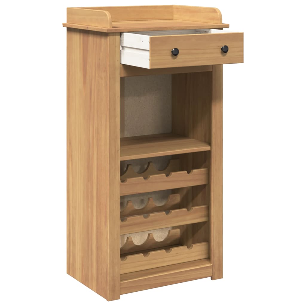 Wine Cabinet PANAMA 57 x 40 x 111.5 cm Solid Pine Wood