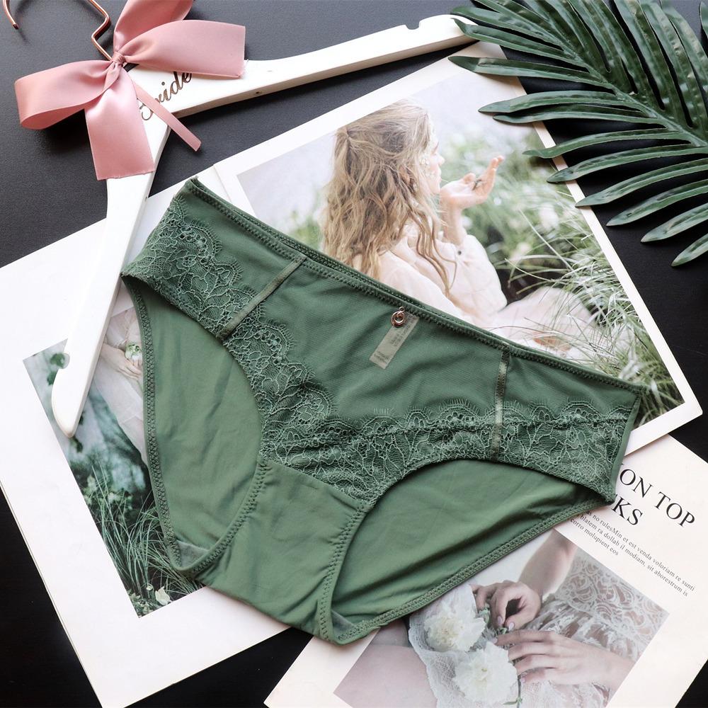 Lace Women's Panties Breathable Sexy Underwear Women's Hip Lift Low Waist Women's Briefs Large Size Panties