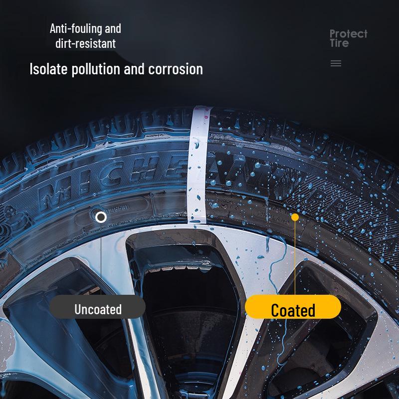 Блеск и кондиционер для шин: Пыленепроницаемый, Защищающий от пепла, Черный глянцевый лак для обновления 3D-шин