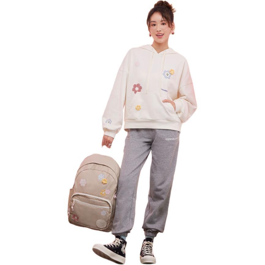 (WMNS) Худи Converse Flora Азиатский размер 'Egret' Женский 10025521-A01