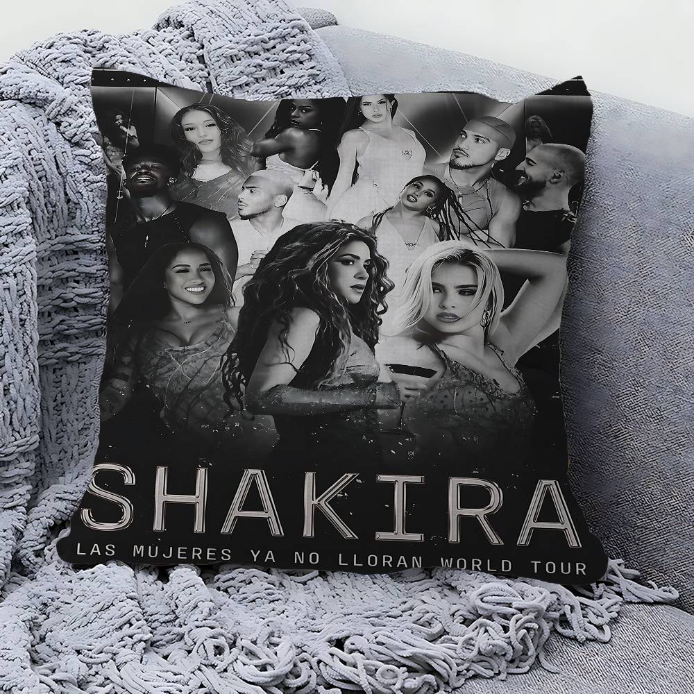 Певица S-shakira Подушка Подарки Мебель для Домашнего Офиса Спальня Диван Автомобильная Подушка Чехол 45x45см