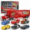 Набор из 7 машинок Cars 2 Молния МакКуин и грузовик Мак - Подарки - WELLNGS
