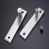 Stainless Steel Pivot Heavy Duty 360-degree Rotating Shaft Wooden Door Hinge Shaft Murphy Positioning Door Shaft Hidden Axis
