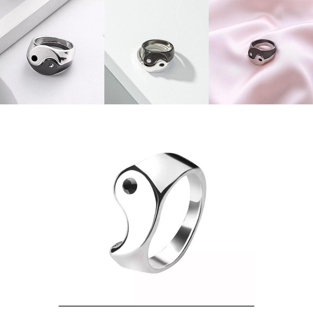 Кольца с узором «Восемь триграмм тайцзи», Высококачественный набор парных колец, которые можно носить вместе