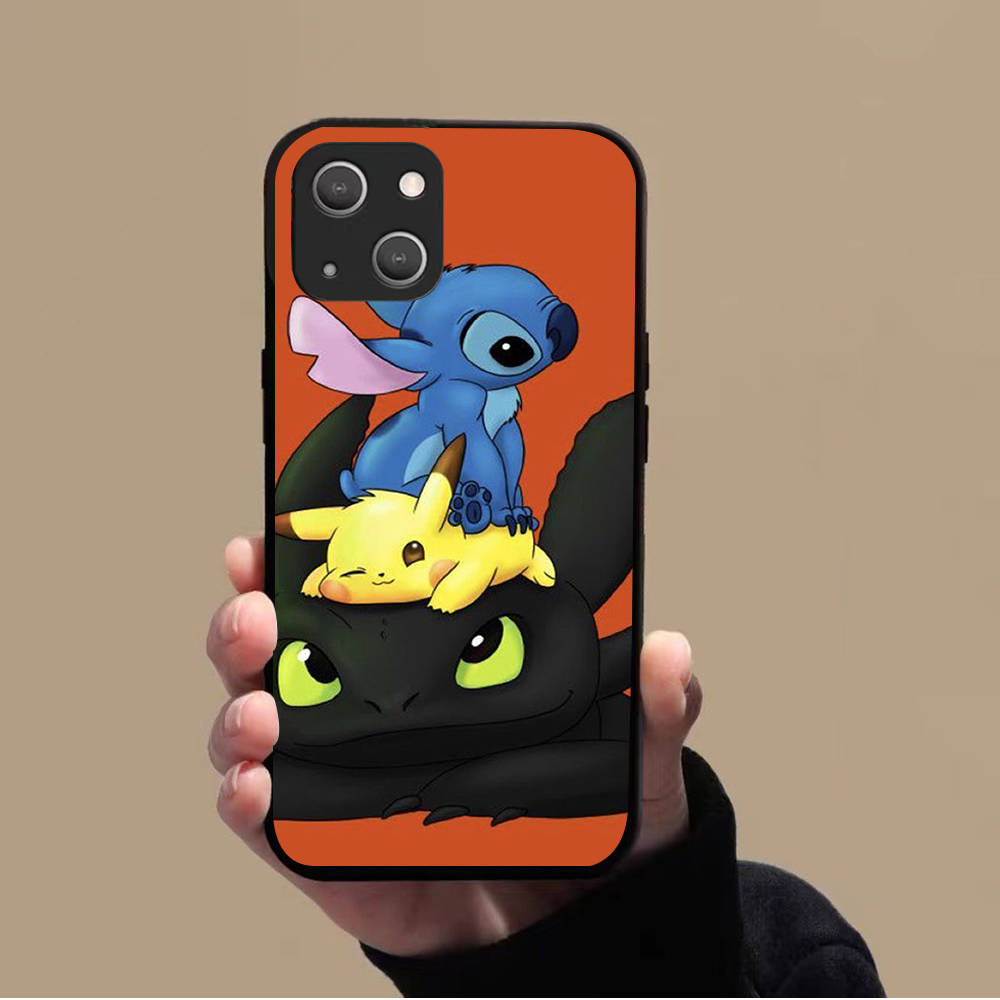 Мягкий чехол KK-44 Pikachu для Xiaomi Poco F5 F6 M6 X3 X6 Redmi 10A 10C 12C 13C 9A 9C 9T A3 A3X Note 8 9 10 11 12 13 C65 C50 C51 C55 Pro Plus 4G 5G