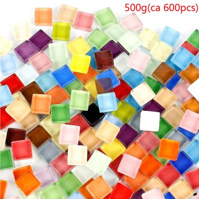 500 г Цветная хрустальная мозаика для поделок своими руками, украшения дома(Прибл. 600 шт.)