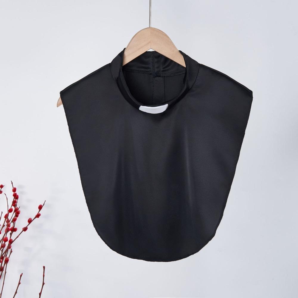 Однотонный съемный воротник для рубашки, удобное женское шейное украшение, поддельный воротник, аксессуар для свитера