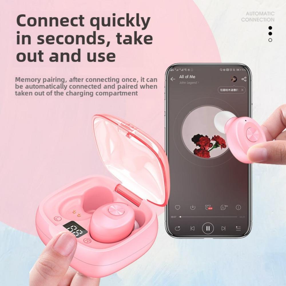 Bluetooth-гарнитура с функцией светодиодного цифрового дисплея, беспроводная стереогарнитура с шумоподавлением и вкладышами TWS