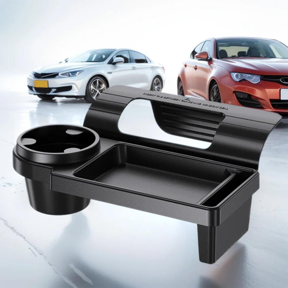 Car Cup Stand Phone Holder Mount Tray Side Door Window Storage Barrels Pocket Hanging Storage Racks For Vehicle Car Accessories