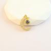 Elegant Copper Fox Gourd & Four-Leaf Clover Necklace with Zircon & Butterfly Accents for Women.