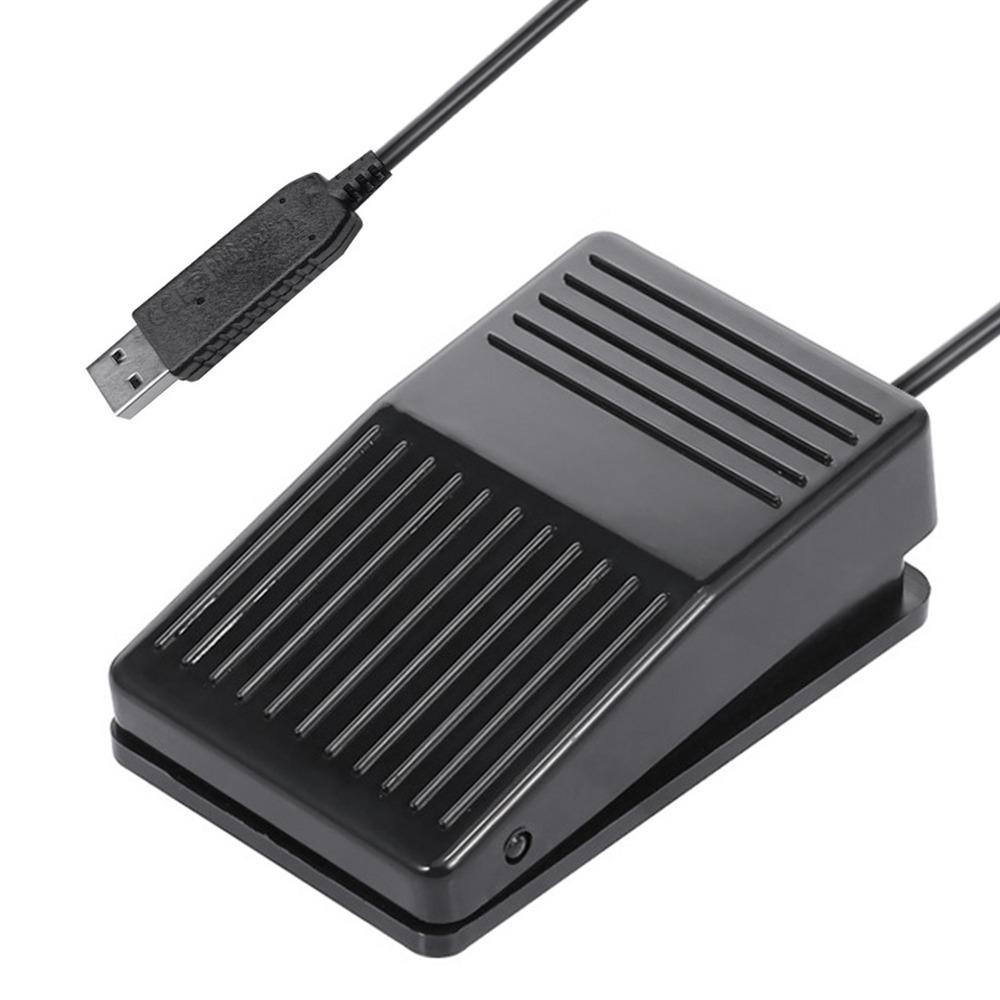 One Key Programmable Foot Pedal Single Foot Pedal Switch Gaming Foot Controller  Transcription