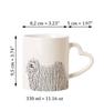 Puli, Hungarian Water Dog - cup with a dog, adorable cup with a heart-shaped handle, universal gift from the Art-Dog brand