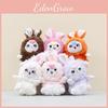 Plush Rabbit Cartoon Toys Keychain Stuffed Dolls Bag Decorations Gifts Kids