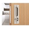 Mute Sliding Door Lock Hidde Handle Interior Door Pull Locks Modern Anti-thef Home Lock
