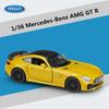 Welly 1/36 Mercedes-Benz AMG GT R Alloy Sports Car Model Diecast Metal Toy Vehicle Car Model Simulation Collection Children Gift