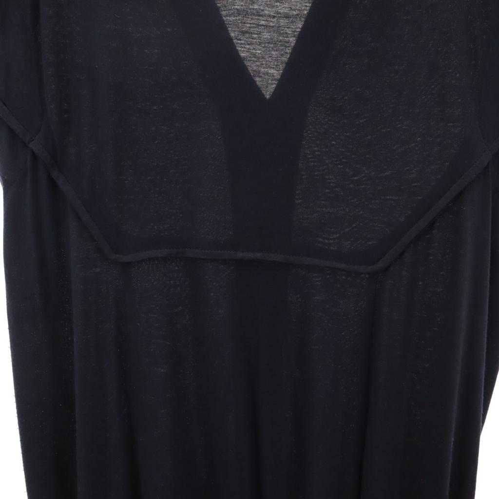 JIL SANDER made in Italy No sleeve Skipper Color one piece 32 Navy Women Used