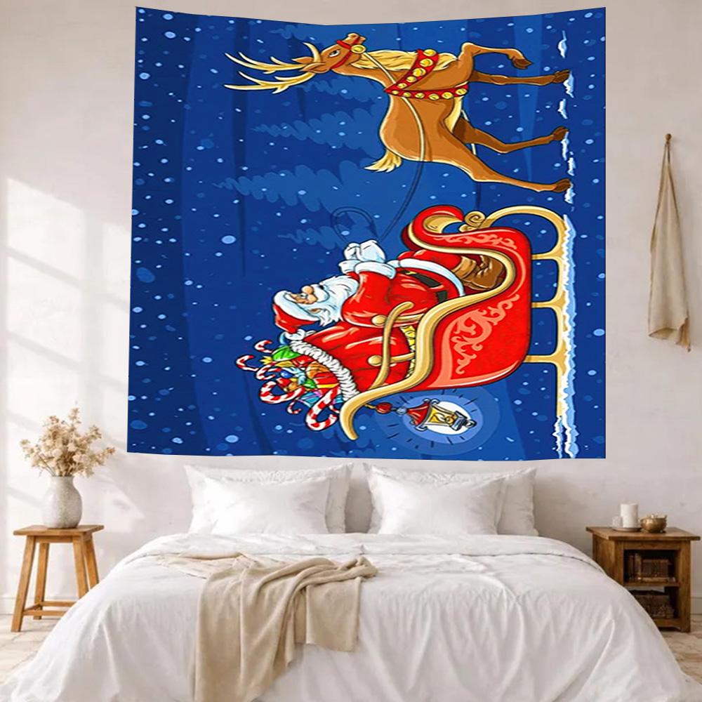 Christmas Wall Decor Tapestry Art For Pet Memorial Birthdaywedding Party Backdrop Family Gift