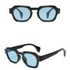 Rice Nail Square Frame Sunglasses Irregular UV400 Sun Glasses Multicolor Lenses Eyewear  Women