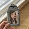 Стильный многофункциональный держатель для K-pop фотокарточек с брелоком Оригинальный мини-держатель для фото 3 дюйма Милый ПВХ чехол для фотокарточек Студенты