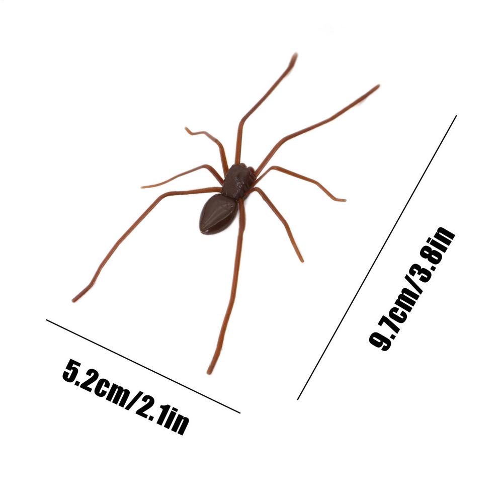 Реалистичный Паук 3D Паук Магнитное Украшение Гибкие Ноги Маленькая Хэллоуинская Шутка Жуткое Ползучее Украшение для Дома