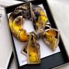 "Big Fish And Begonia" Silk Scarf Silk Scarf Women'S Versatile Mulberry Silk Double Layer Ribbon Scarf