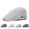 Берет мужская ретро-шляпа с язычком утки, хлопковая кепка-ушанка, простая шляпа от солнца для женщин среднего и пожилого возраста