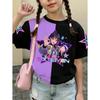 Kpop Style Short-Sleeve T-Shirts for Girls Funny Gift for Kids Summer Short Sleeve Tops Casual Round-Neck Outdoor Girls Clothes